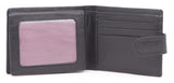 RFID Black Leather Wallet 6-18