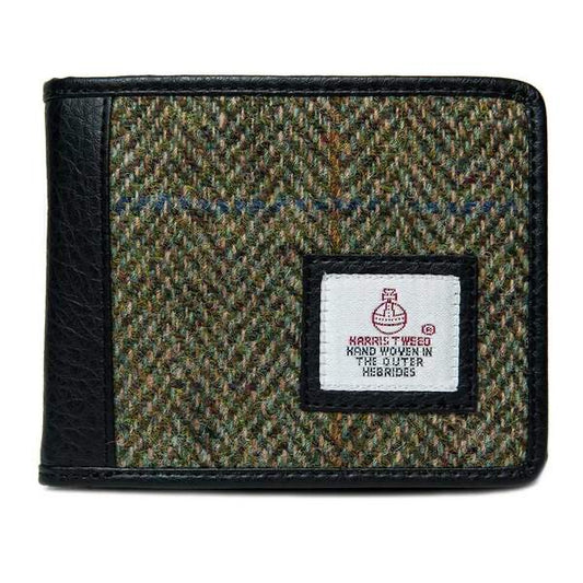 Gents Harris Tweed Trifold Wallet