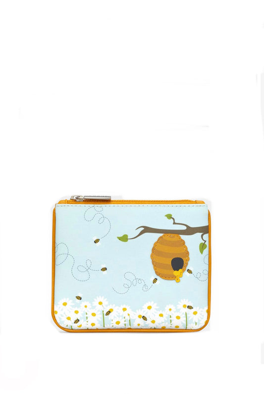 Honey Bee Zip Top Purse