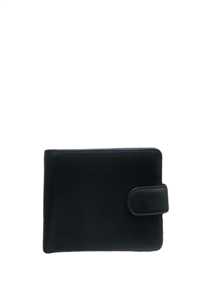 RFID Black Leather Wallet