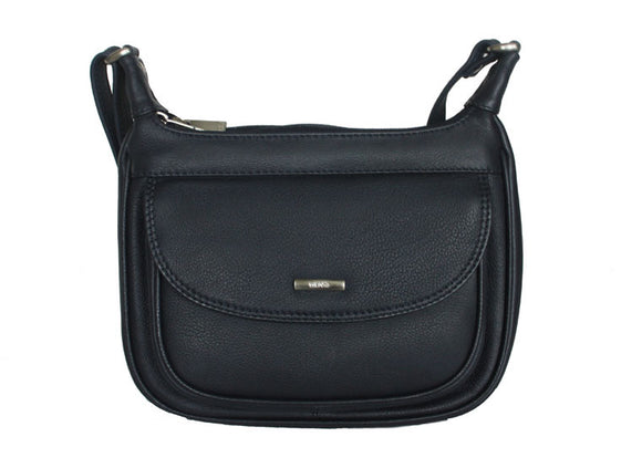 Double Zip Shoulder Bag