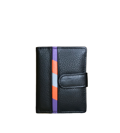 RFID Leather Card Holder With Tab PO12