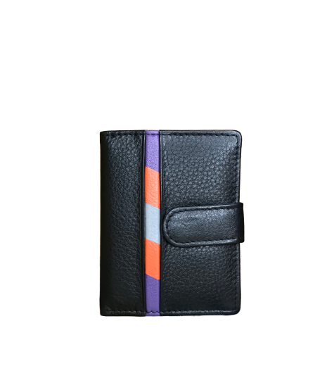 RFID Leather Card Holder With Tab PO12