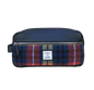 Wash Bag with Harris Tweed