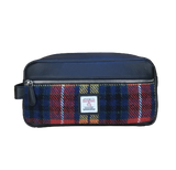 Wash Bag with Harris Tweed