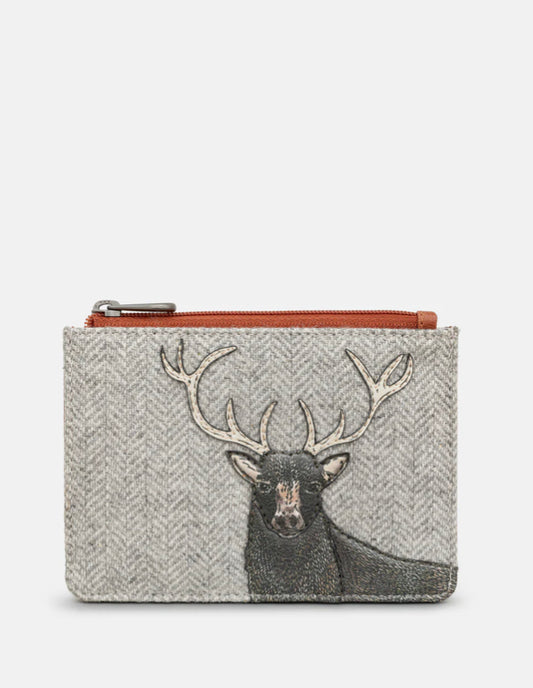 Highland Stag Ziptop Purse