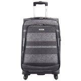 Grey Stripe Luggage