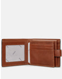 Leather Wallet with Tab