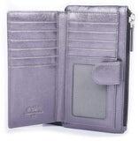 Ladies Metallic Wallet Purse