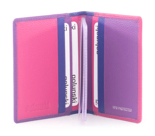 RFID Leather Credit Card Holder