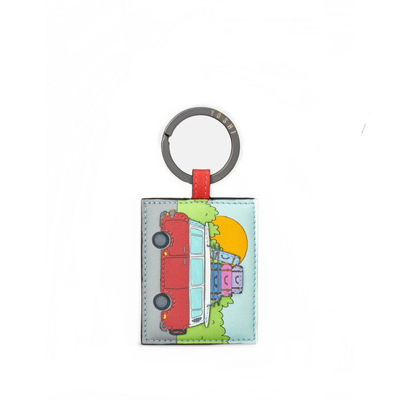 Happy Camping Keyring