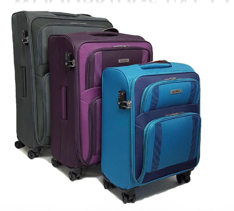 Highbury Stripe Suitcase