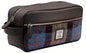 Wash Bag with Harris Tweed